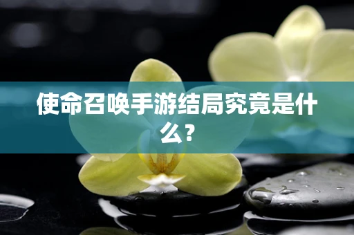 使命召唤手游结局究竟是什么？