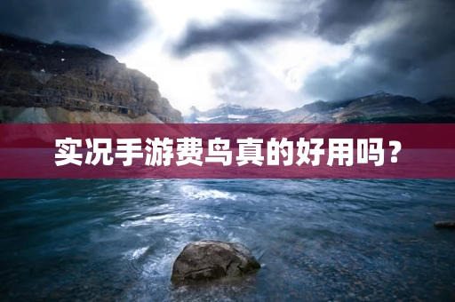 实况手游费鸟真的好用吗？