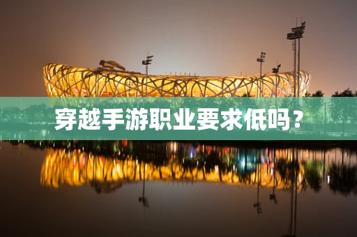 穿越手游职业要求低吗？