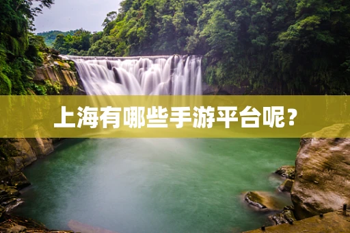 上海有哪些手游平台呢？