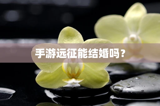 手游远征能结婚吗？