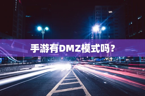 手游有DMZ模式吗？
