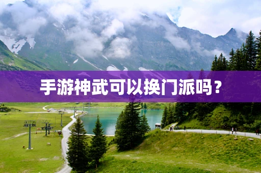 手游神武可以换门派吗？