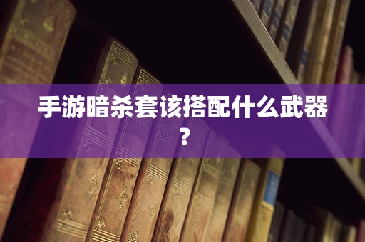 手游暗杀套该搭配什么武器？