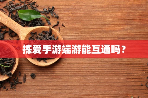 拣爱手游端游能互通吗？