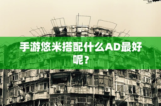手游悠米搭配什么AD最好呢？