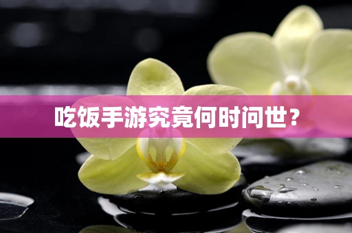 吃饭手游究竟何时问世？