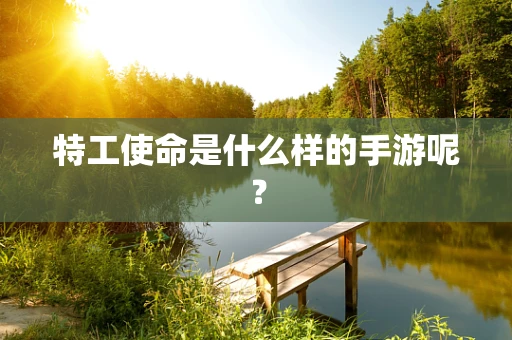 特工使命是什么样的手游呢？