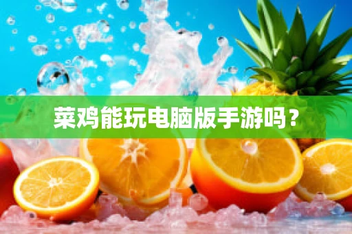 菜鸡能玩电脑版手游吗？
