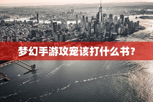 梦幻手游攻宠该打什么书？