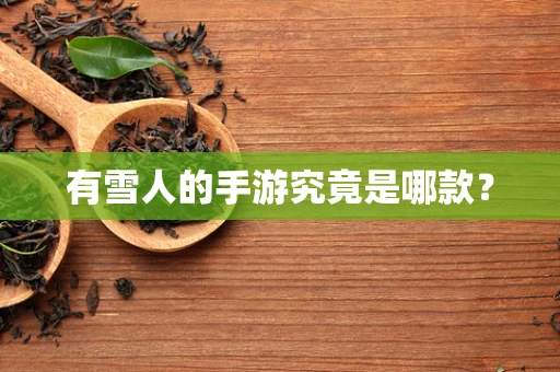 有雪人的手游究竟是哪款？