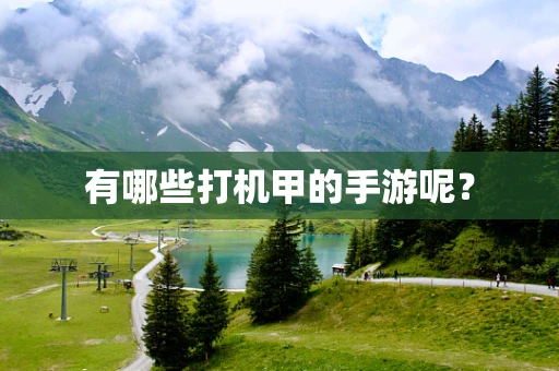 有哪些打机甲的手游呢？