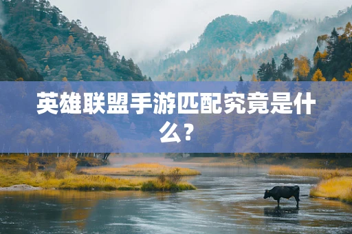 英雄联盟手游匹配究竟是什么？
